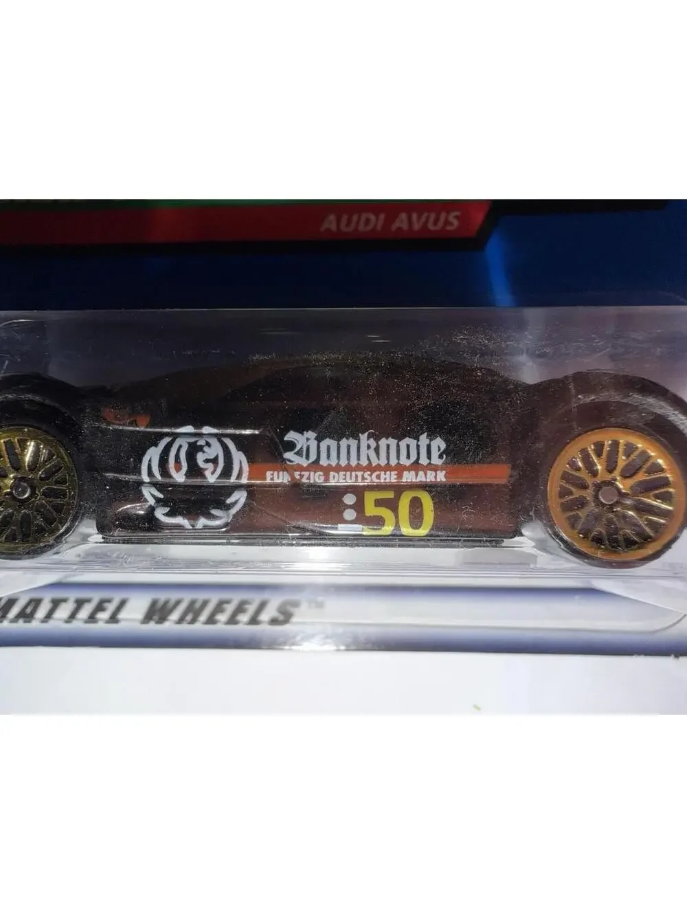 Hot Wheels Dash 4 Cash Audi Avus 1972 1:64 Diecast Car - Black/Gold (18789)